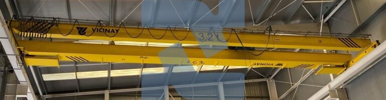 BRIDGE CRANE DOUBLE GIRDER VICINAY 3,2 TON 16,9 M 06678