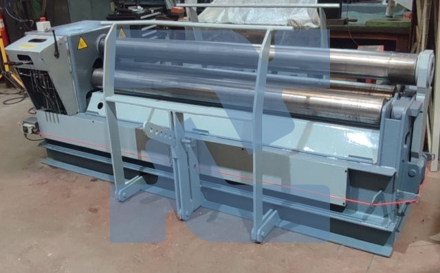 HYDRAULIC 3-ROLLS PLATE BENDING MACHINE ROUNDO PSE 185 PREBENDING DOUBLE 07039