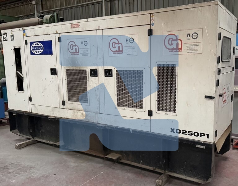 GENERADOR DIESEL WILSON XD250P1 ESTATICO CABINADO INSONORIZADO 07093
